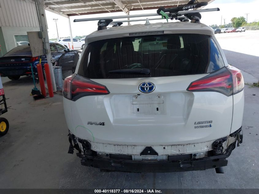 2017 Toyota Rav4 Hybrid Limited VIN: JTMDJREV9HD120763 Lot: 40118377