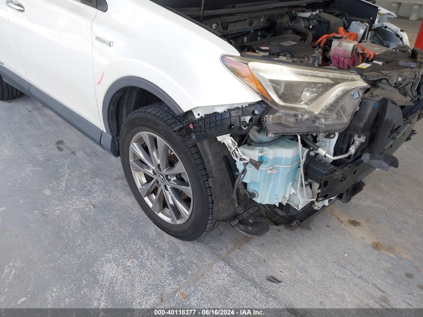 2017 Toyota Rav4 Hybrid Limited VIN: JTMDJREV9HD120763 Lot: 40118377