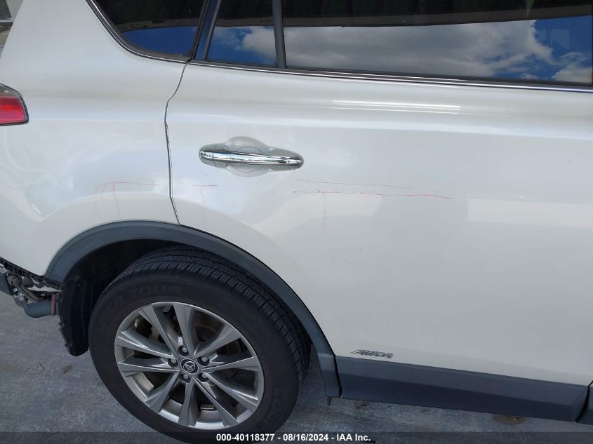 2017 Toyota Rav4 Hybrid Limited VIN: JTMDJREV9HD120763 Lot: 40118377