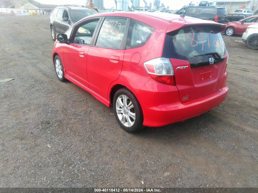 2009 Honda Fit Sport VIN: JHMGE87619S004504 Lot: 40118412