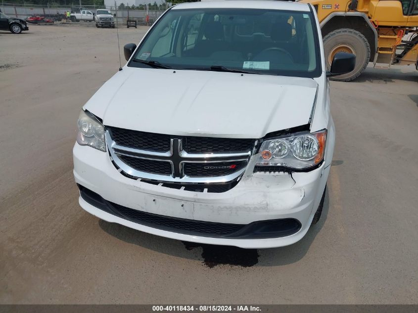 2014 Dodge Grand Caravan American Value Pkg VIN: 2C4RDGBG6ER130604 Lot: 40118434