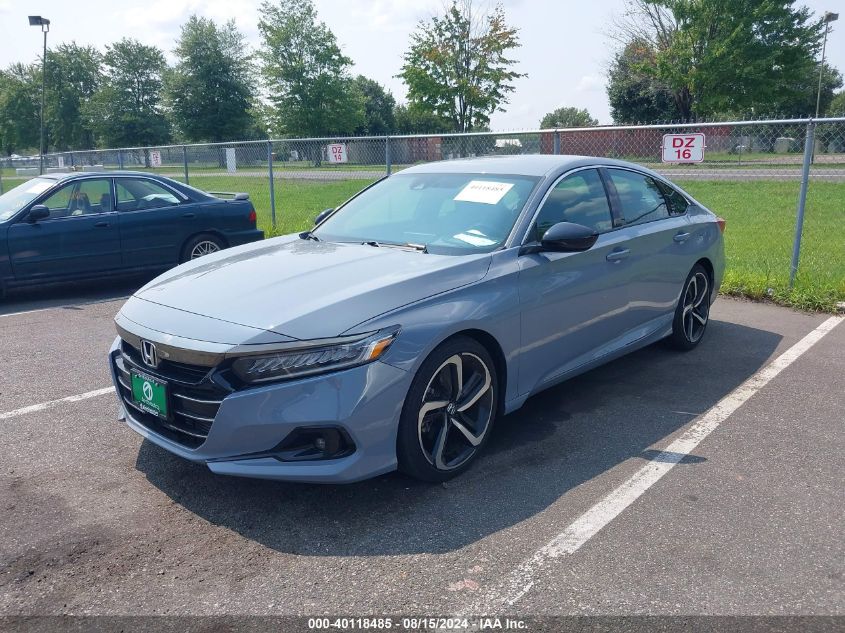 2022 Honda Accord Sport VIN: 1HGCV1F35NA094000 Lot: 40118485