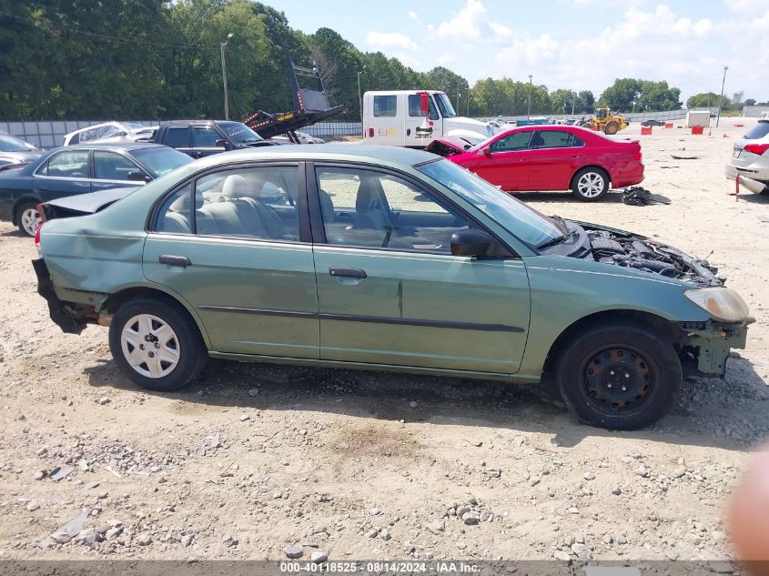 2004 Honda Civic Vp VIN: 2HGES16384H626714 Lot: 40118525