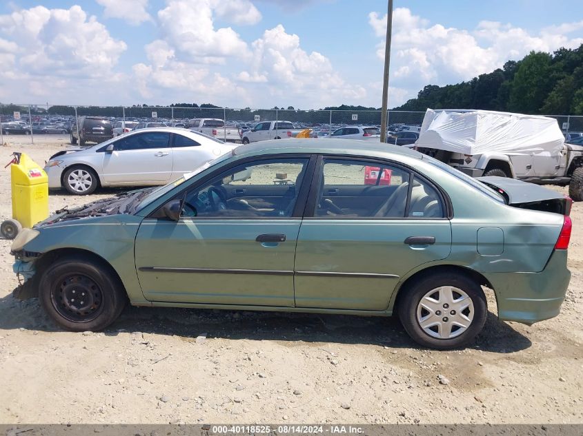 2004 Honda Civic Vp VIN: 2HGES16384H626714 Lot: 40118525