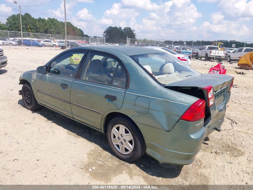 2004 Honda Civic Vp VIN: 2HGES16384H626714 Lot: 40118525