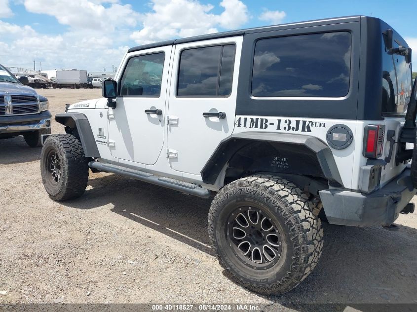 2013 Jeep Wrangler Unlimited Sport VIN: 1C4BJWDG8DL666785 Lot: 40118527