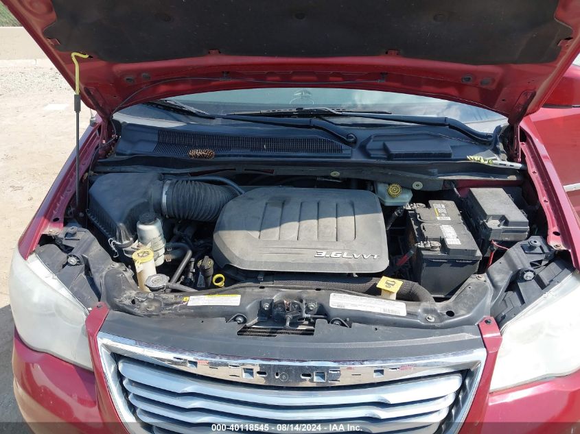 2012 Chrysler Town & Country Touring VIN: 2C4RC1BG7CR186256 Lot: 40118545