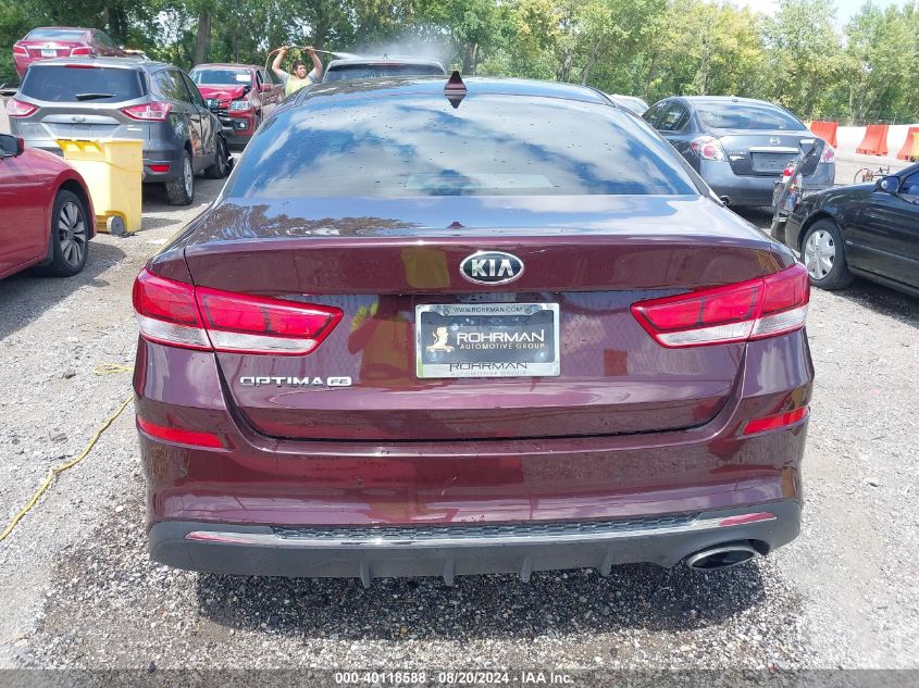 2020 Kia Optima Lx VIN: 5XXGT4L34LG386962 Lot: 40118588