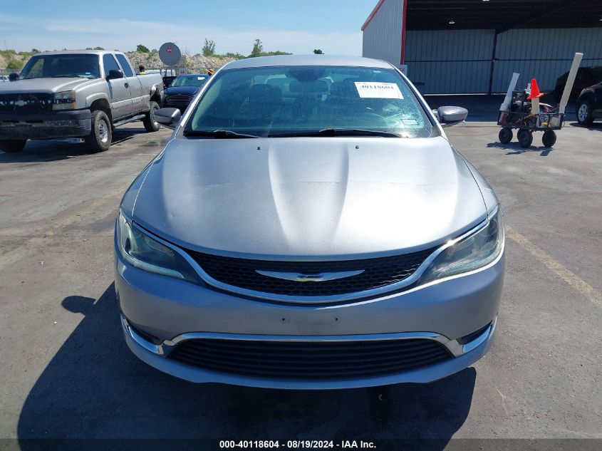 2015 Chrysler 200 Limited VIN: 1C3CCCAB9FN673049 Lot: 40118604