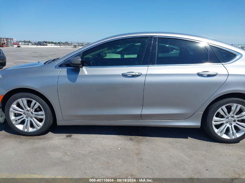 2015 Chrysler 200 Limited VIN: 1C3CCCAB9FN673049 Lot: 40118604