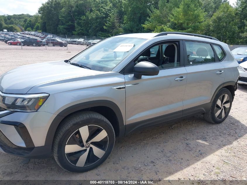 2024 Volkswagen Taos 1.5T S VIN: 3VV8X7B24RM022178 Lot: 40118703