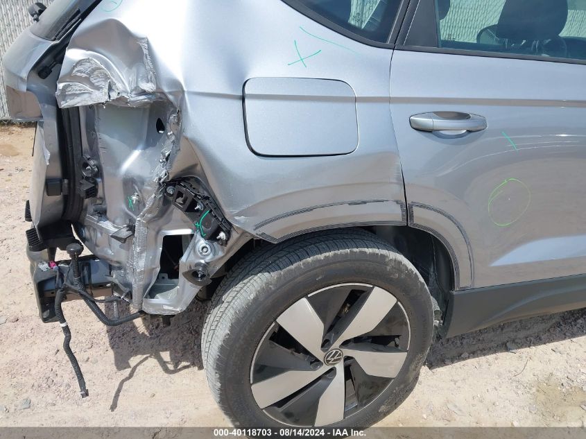 2024 Volkswagen Taos 1.5T S VIN: 3VV8X7B24RM022178 Lot: 40118703