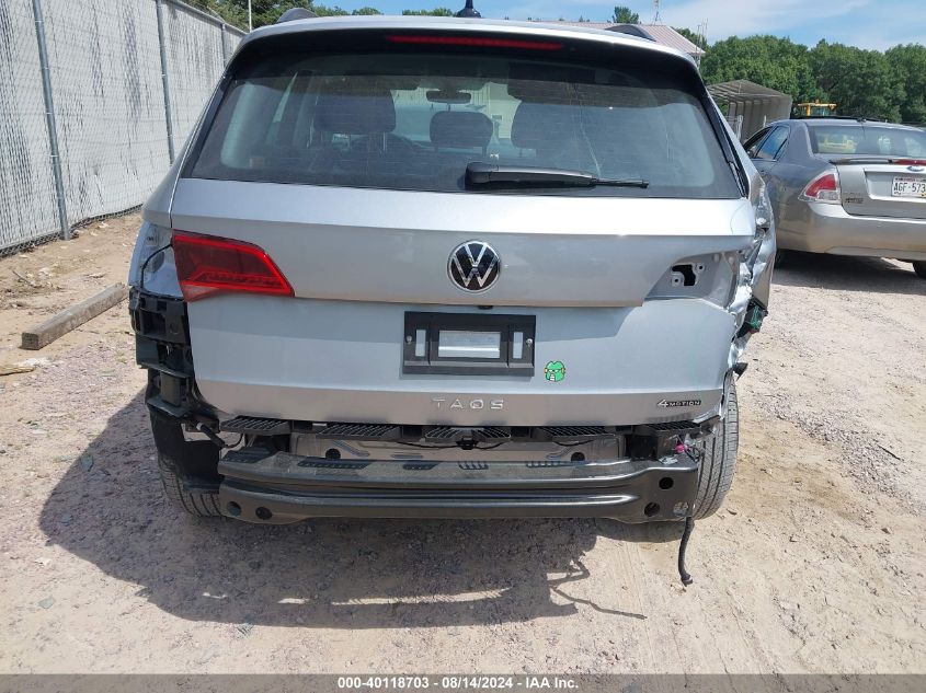 2024 Volkswagen Taos 1.5T S VIN: 3VV8X7B24RM022178 Lot: 40118703