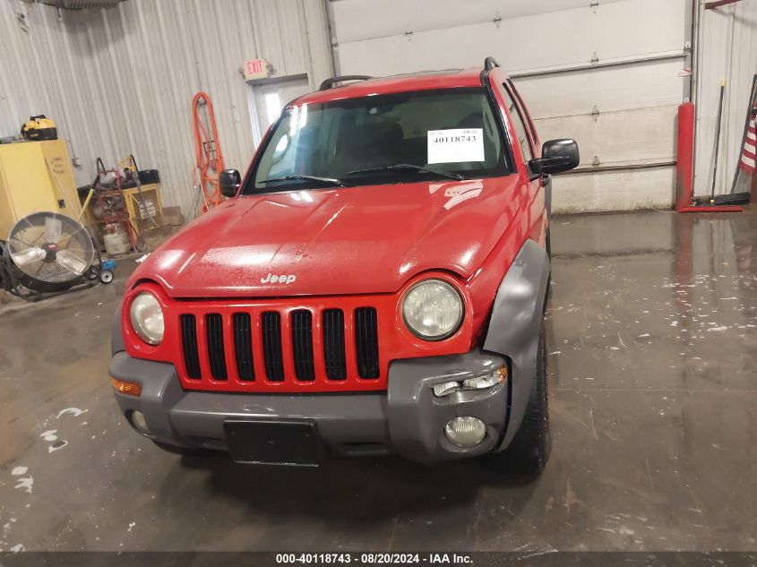 2004 Jeep Liberty Sport VIN: 1J4GL48K54W163551 Lot: 40118743