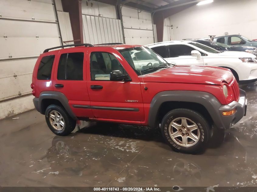 2004 Jeep Liberty Sport VIN: 1J4GL48K54W163551 Lot: 40118743