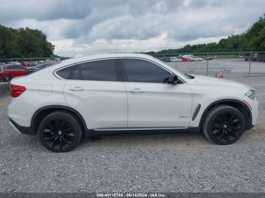 2016 BMW X6 xDrive35I VIN: 5UXKU2C59G0N81717 Lot: 40118749