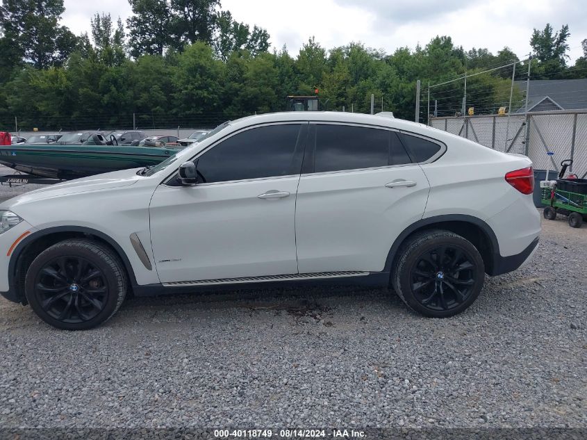 2016 BMW X6 xDrive35I VIN: 5UXKU2C59G0N81717 Lot: 40118749