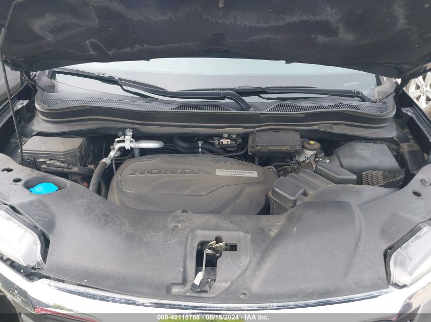 2018 Honda Pilot Ex-L VIN: 5FNYF6H54JB014572 Lot: 40118788