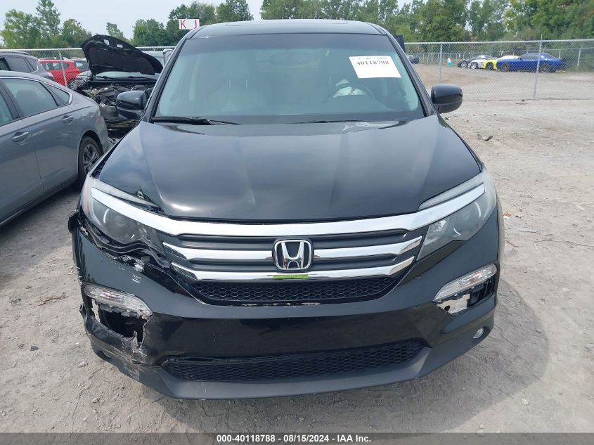2018 Honda Pilot Ex-L VIN: 5FNYF6H54JB014572 Lot: 40118788