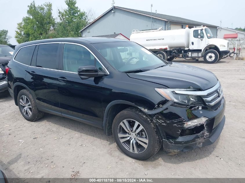 2018 Honda Pilot Ex-L VIN: 5FNYF6H54JB014572 Lot: 40118788