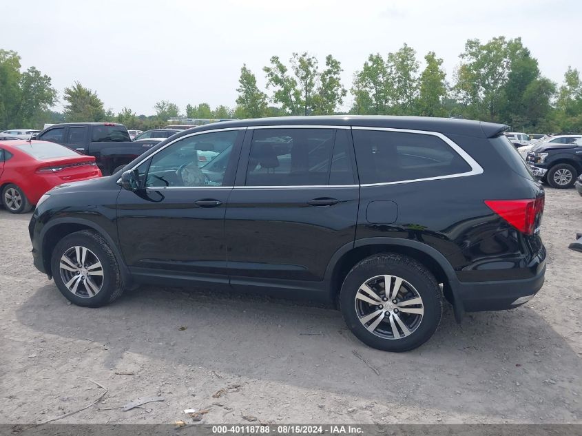 2018 Honda Pilot Ex-L VIN: 5FNYF6H54JB014572 Lot: 40118788