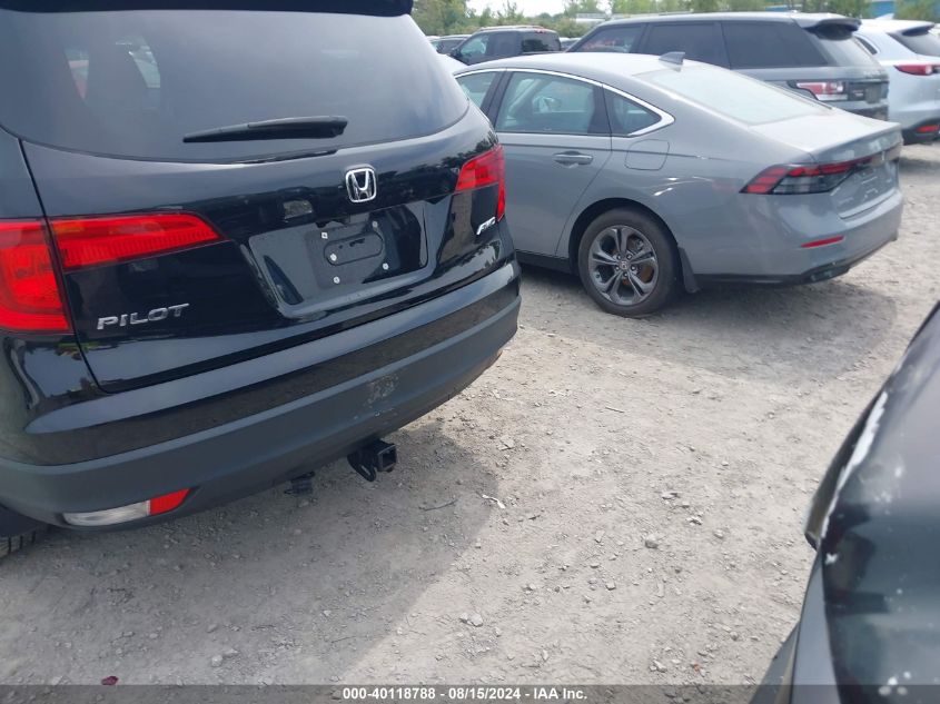 2018 Honda Pilot Ex-L VIN: 5FNYF6H54JB014572 Lot: 40118788