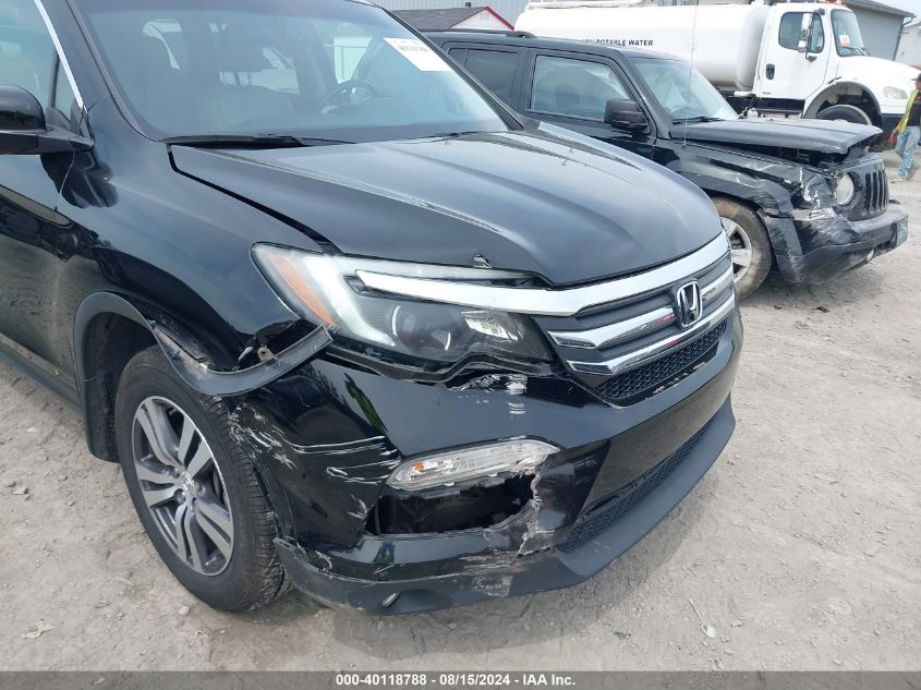 2018 Honda Pilot Ex-L VIN: 5FNYF6H54JB014572 Lot: 40118788