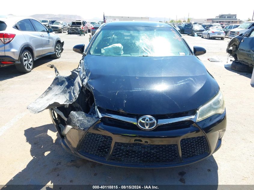 2015 Toyota Camry Se VIN: 4T1BF1FK3FU061815 Lot: 40118815