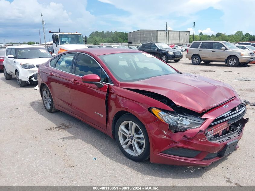 3FA6P0LU0JR173366 2018 FORD FUSION - Image 1