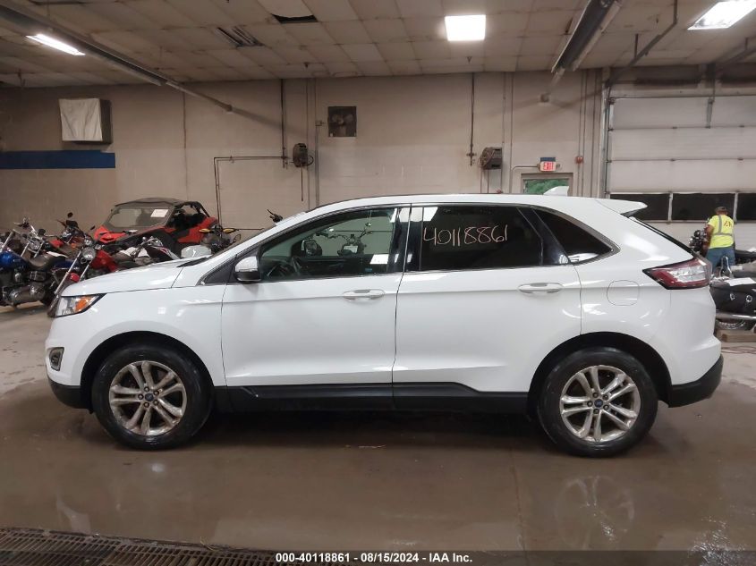 2015 Ford Edge Sel VIN: 2FMTK4J91FBC01176 Lot: 40118861