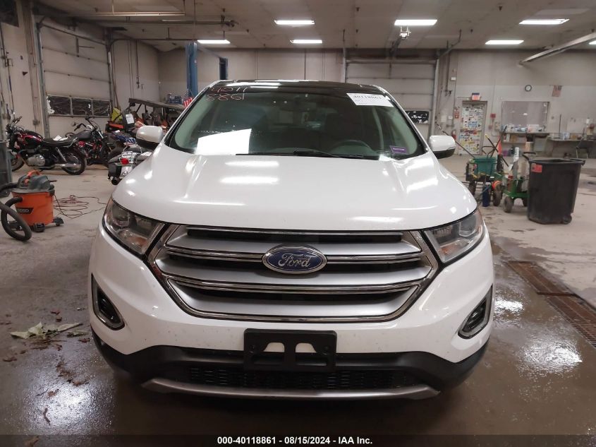 2015 Ford Edge Sel VIN: 2FMTK4J91FBC01176 Lot: 40118861