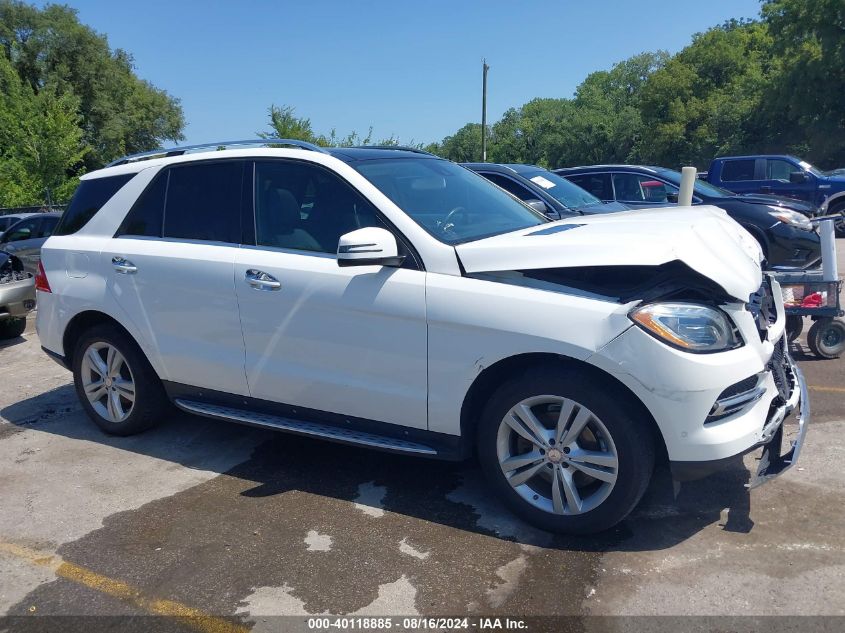 2014 Mercedes-Benz Ml 350 4Matic VIN: 4JGDA5HB0EA329845 Lot: 40118885