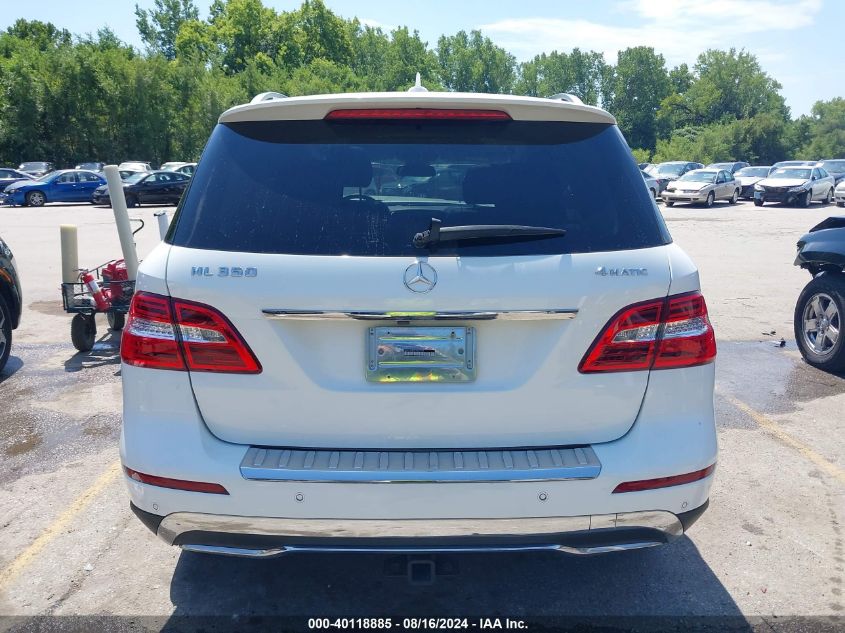 2014 Mercedes-Benz Ml 350 4Matic VIN: 4JGDA5HB0EA329845 Lot: 40118885