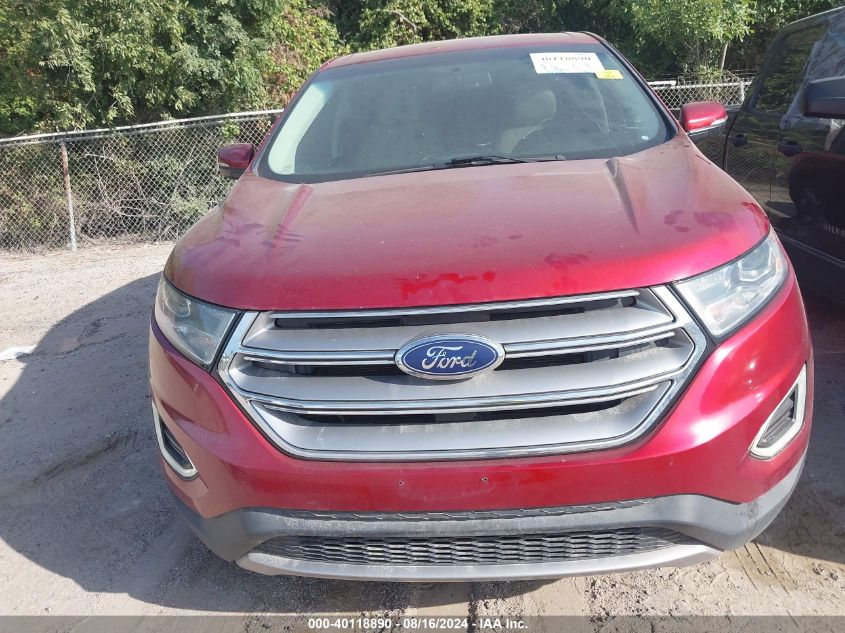 2018 Ford Edge Titanium VIN: 2FMPK4K91JBB43689 Lot: 40118890