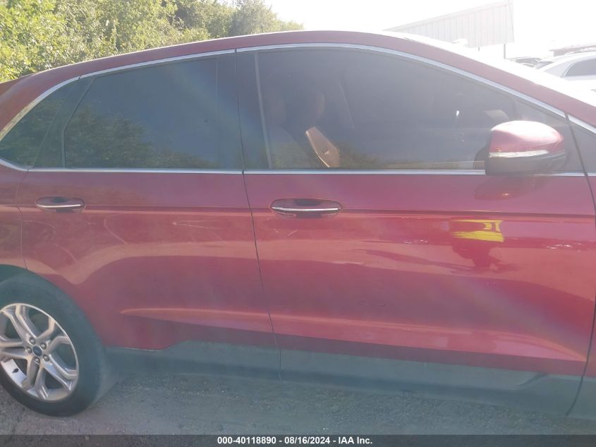 2018 Ford Edge Titanium VIN: 2FMPK4K91JBB43689 Lot: 40118890