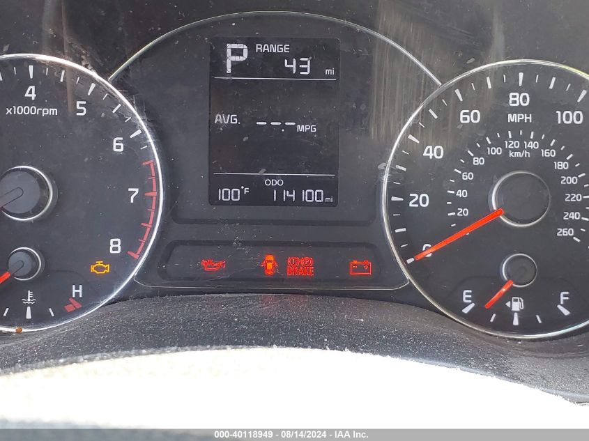 2017 Kia Forte Lx VIN: 3KPFK4A70HE016502 Lot: 40118949