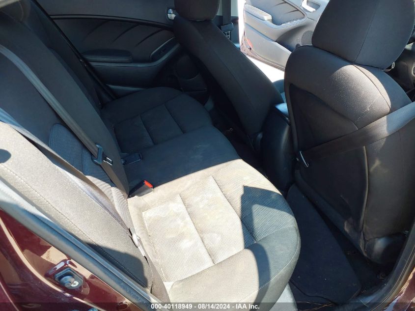 2017 Kia Forte Lx VIN: 3KPFK4A70HE016502 Lot: 40118949