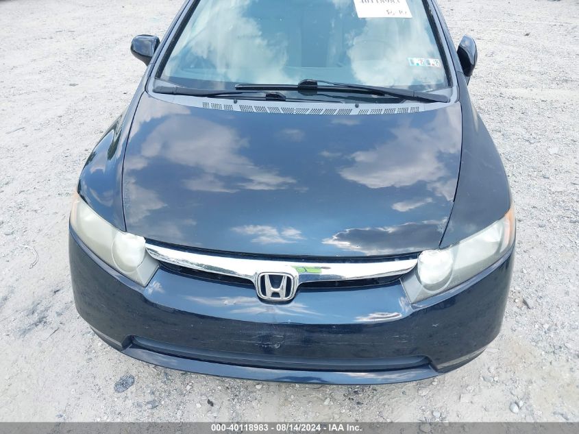 2008 Honda Civic Sdn Lx VIN: 1HGFA16548L037449 Lot: 40118983