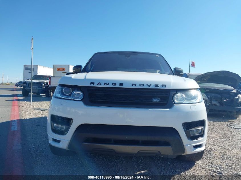 2016 Land Rover Range Rover Sport 5.0L V8 Supercharged Autobiography VIN: SALWV2EF4GA580399 Lot: 40118995