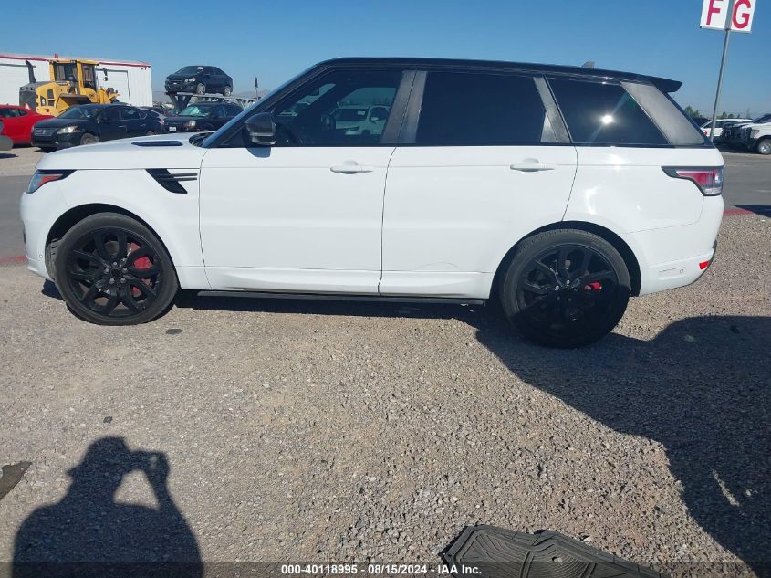 2016 Land Rover Range Rover Sport 5.0L V8 Supercharged Autobiography VIN: SALWV2EF4GA580399 Lot: 40118995