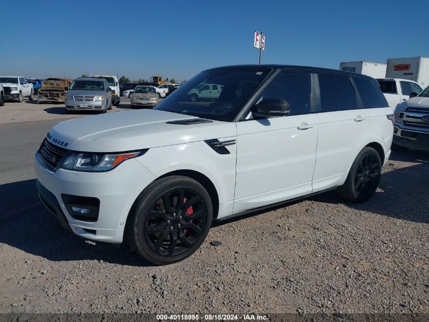 2016 Land Rover Range Rover Sport 5.0L V8 Supercharged Autobiography VIN: SALWV2EF4GA580399 Lot: 40118995