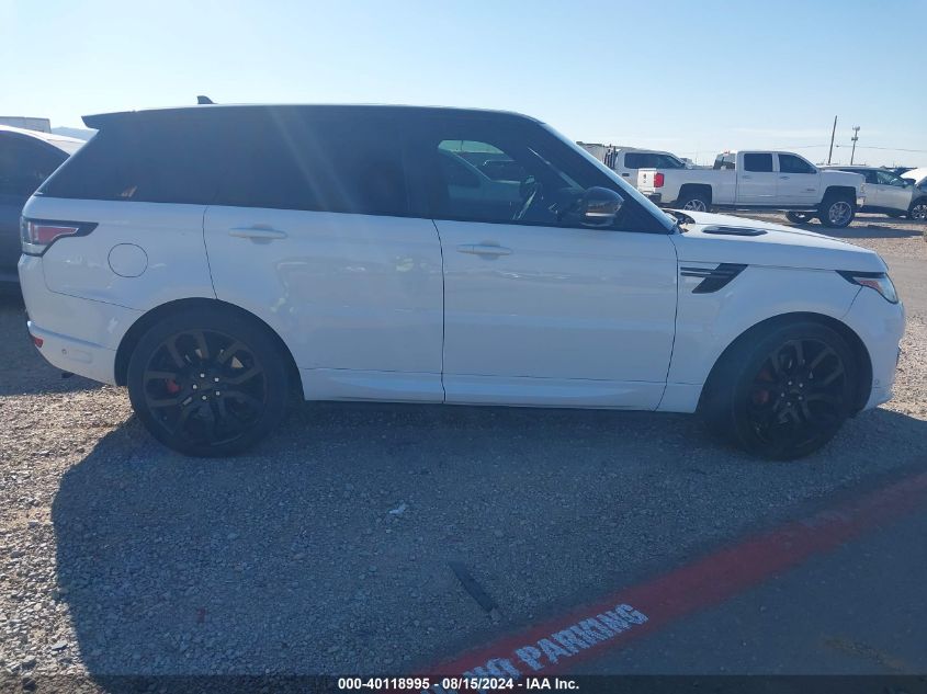 2016 Land Rover Range Rover Sport 5.0L V8 Supercharged Autobiography VIN: SALWV2EF4GA580399 Lot: 40118995
