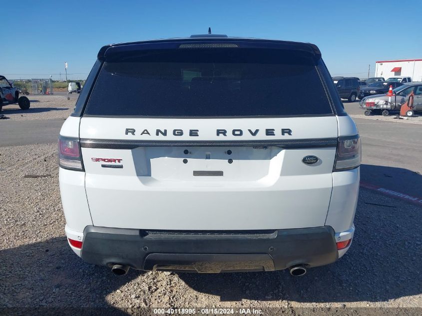 2016 Land Rover Range Rover Sport 5.0L V8 Supercharged Autobiography VIN: SALWV2EF4GA580399 Lot: 40118995