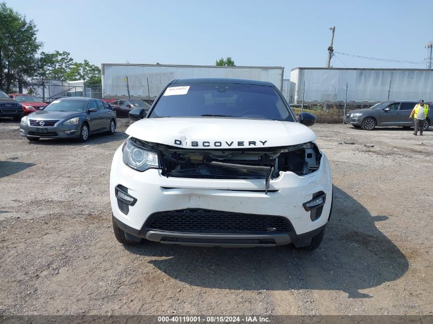 2019 Land Rover Discovery Sport Hse/Landmark Edition VIN: SALCR2FX9KH787563 Lot: 40119001