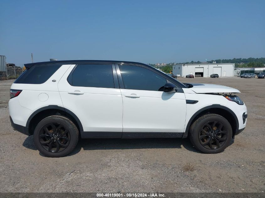 2019 Land Rover Discovery Sport Hse/Landmark Edition VIN: SALCR2FX9KH787563 Lot: 40119001