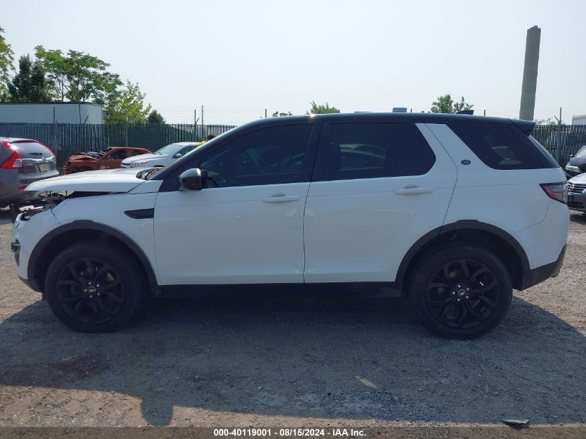 2019 Land Rover Discovery Sport Hse/Landmark Edition VIN: SALCR2FX9KH787563 Lot: 40119001