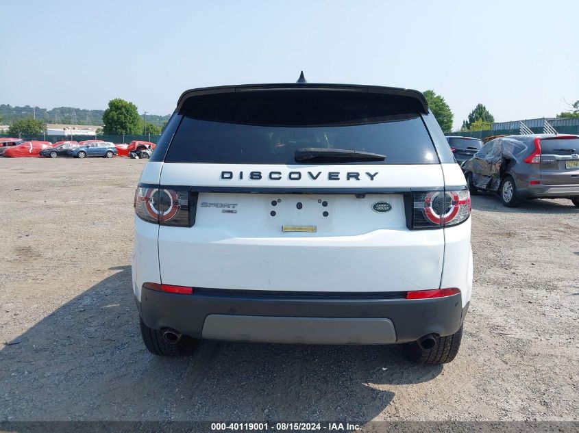 2019 Land Rover Discovery Sport Hse/Landmark Edition VIN: SALCR2FX9KH787563 Lot: 40119001