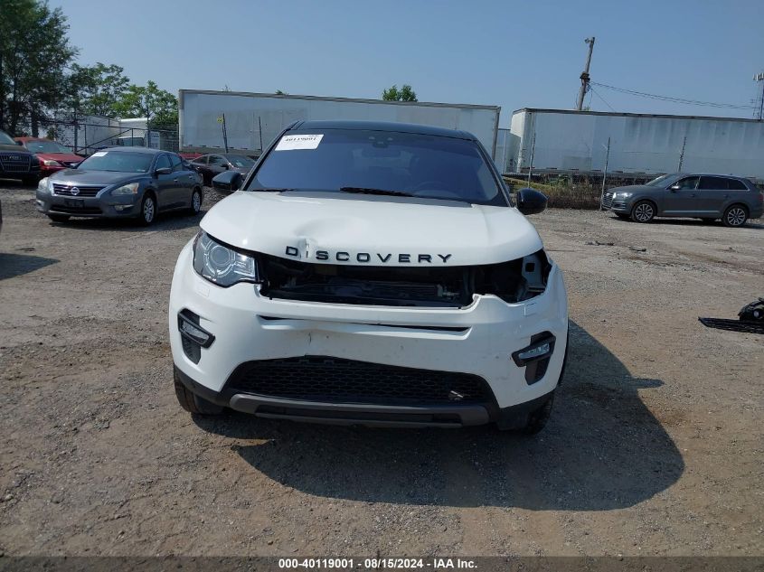 2019 Land Rover Discovery Sport Hse/Landmark Edition VIN: SALCR2FX9KH787563 Lot: 40119001