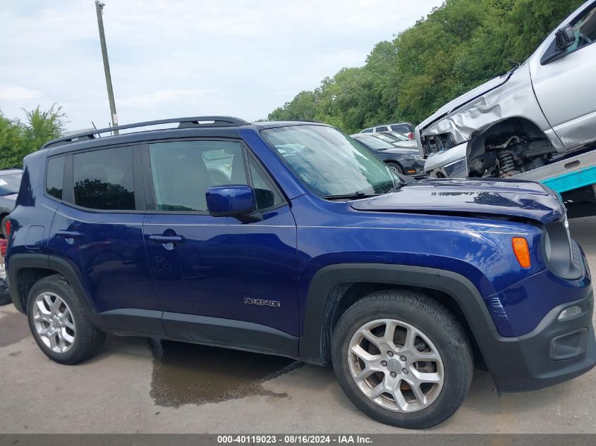 2016 Jeep Renegade Latitude VIN: ZACCJABTXGPD83487 Lot: 40119023