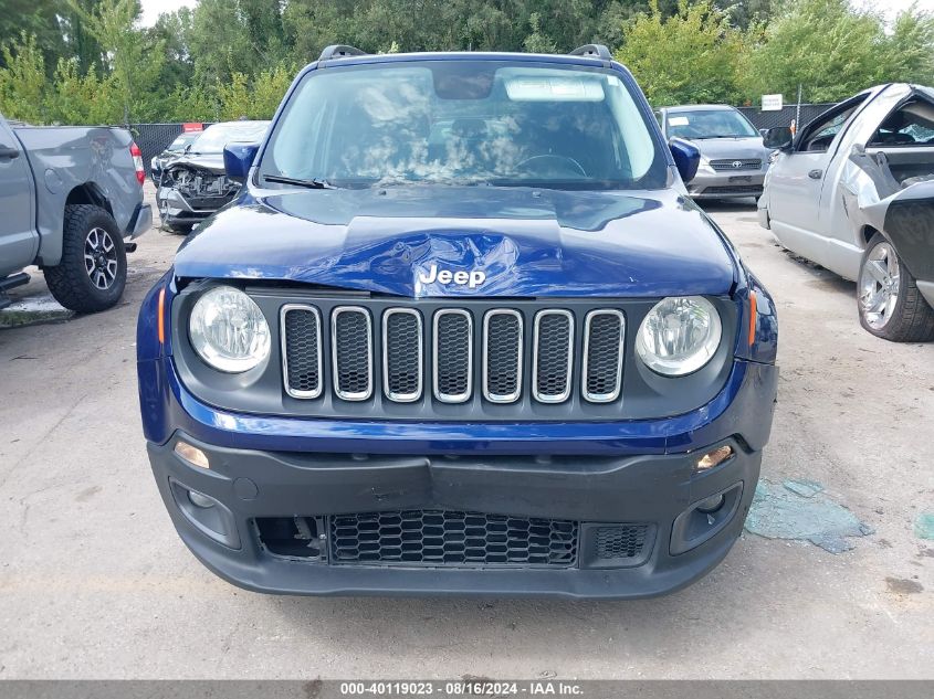 2016 Jeep Renegade Latitude VIN: ZACCJABTXGPD83487 Lot: 40119023